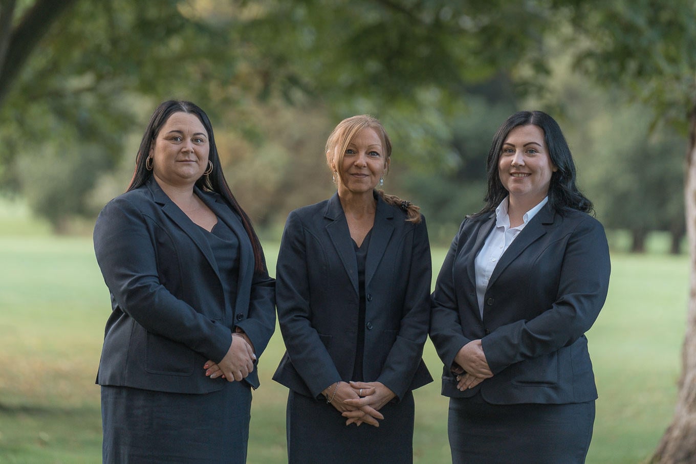 Funeral Service Arrangers standing
